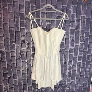 Skims Woven Shine Corset Dress